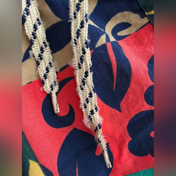 Vibrant Retro Y2K Tropical Patchwork Floral Swim Trunks - Dopamine Dressing - Picture 11 of 13